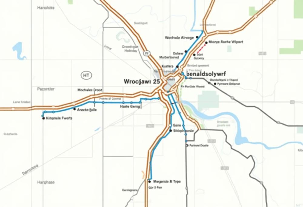 Wroclaw map